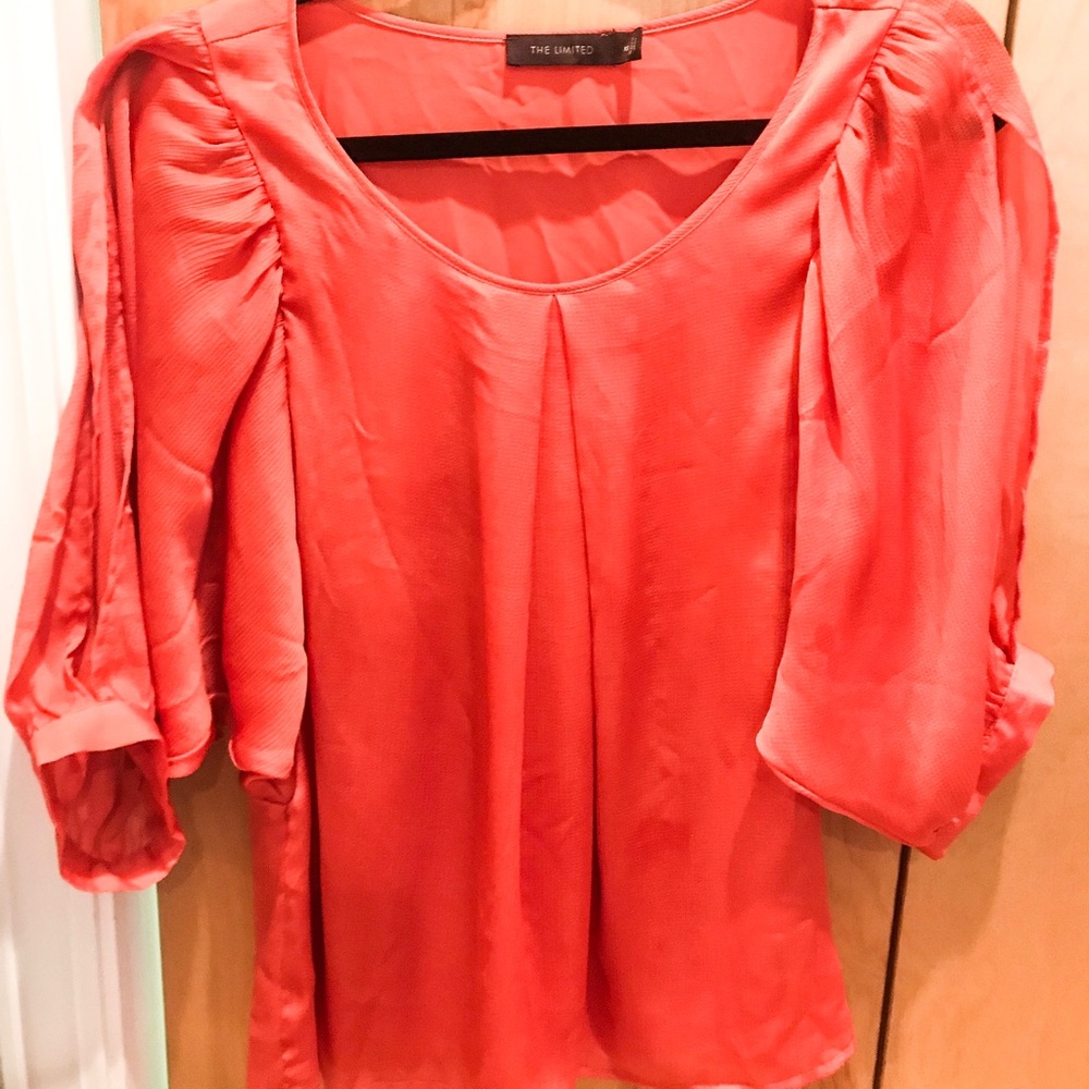 Gorgeous orange The Limited blouse